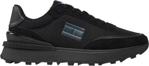 Tommy Hilfiger Zwarte Sneakers voor Mannen Black Heren