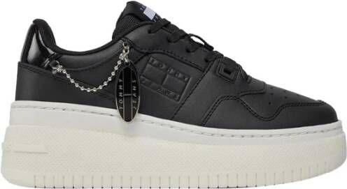 Tommy Hilfiger Zwarte Sneakers voor Vrouwen Black Dames