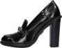 Tommy Hilfiger Tommy Twist High Heel Loafer Hakken Dames Zwart - Thumbnail 2