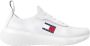 TOMMY JEANS Slip-on sneakers TJW KNIT RUNNER vrijetijdsschoen lage schoen instapschoen met zijlijke logovlag - Thumbnail 1
