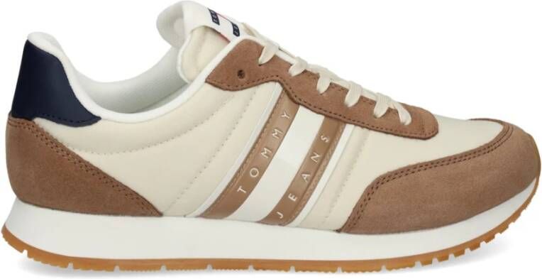 Tommy Jeans Bruin Textiel Lage Sneakers Multicolor Heren
