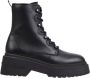 Tommy Jeans Chunky Lace-Up Enkellaarzen Black Dames - Thumbnail 1