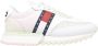 Tommy Jeans Cleated Similpelle Sneakers Wit - Thumbnail 1