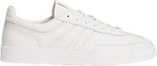 Tommy Jeans Crème Leren Veterschoenen
