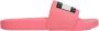 Tommy Jeans Oranje Polyethyleen Slide Sandalen Pink Dames - Thumbnail 21