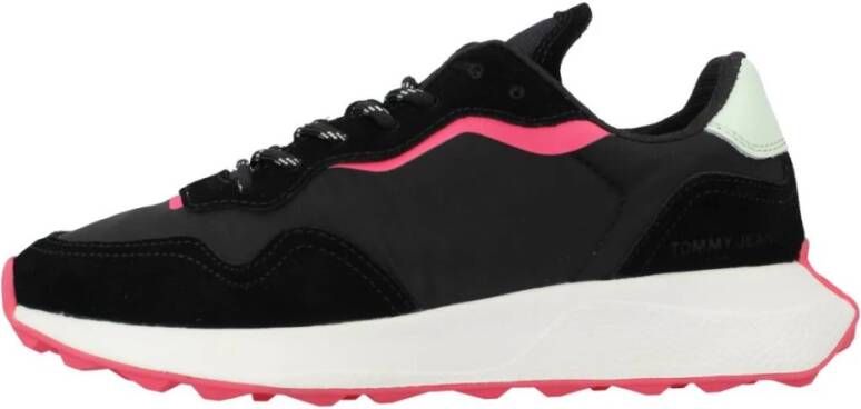 Tommy Jeans Dames New Runner Sneakers Black Dames