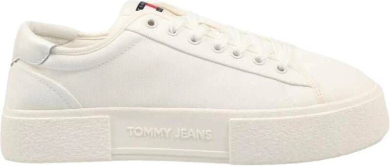 Tommy Jeans Flatform Foxing Sneakers White Heren