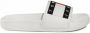 Tommy Hilfiger Badslippers in wit voor Dames Tommy Jeans Flag Pool Slide - Thumbnail 10