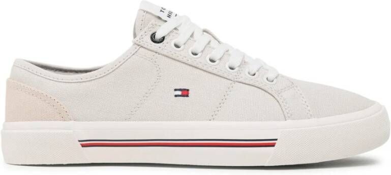Tommy Jeans Grijze Canvas Sneakers Core Corporate Gray Heren - Foto 4