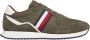Tommy Jeans Groene Sneakers Ronde Neus Vetersluiting - Thumbnail 1