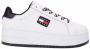 TOMMY JEANS NU 21% KORTING Plateausneakers FLATFORM WILD ANIMAL CUPSOLE met veters in zebra look - Thumbnail 2
