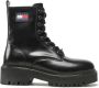 Tommy Hilfiger Veterboots in zwart voor Dames - Thumbnail 1