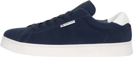 Tommy Jeans Lage suède sneakers Blauw Multicolor Heren