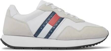 Tommy Jeans Moderne Runner Sneakers White Heren