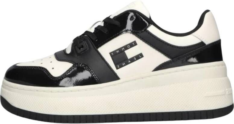 Tommy Jeans Retro Basket Flatform Lage Sneakers Multicolor Dames