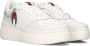 TOMMY JEANS Tjw Retro Basket Flatform Sneakers Leren Sneaker Dames Wit - Thumbnail 7