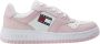 TOMMY HILFIGER Retro Basket wmn Roze Leer Lage sneakers Dames - Thumbnail 2