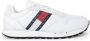 Tommy Jeans Witte sneakers voor heren van Tommy Hilfiger White Heren - Thumbnail 2