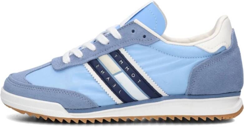 Tommy Jeans Retro Runner Cleated Sneakers Blue Dames