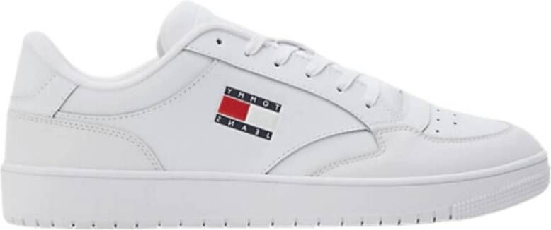 TOMMY JEANS Sneakers (NEW) TJM CUPSOLE LEATHER ESS vrijetijdsschoen lage schoen veterschoen in basket-look - Foto 6