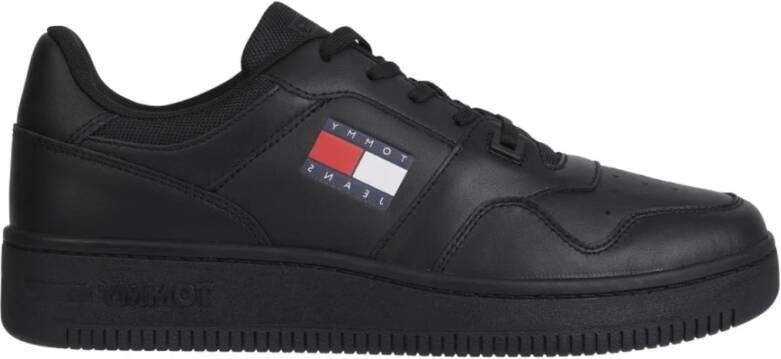 Tommy Jeans Retro Zwarte Sneakers voor Heren Zwart Heren