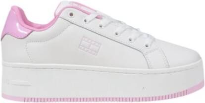 Tommy Jeans Roze Instap Sportieve Sneakers Herfst Winter