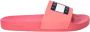 Tommy Jeans Roze Dames Slippers Lente Zomer Collectie Pink Dames - Thumbnail 3