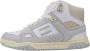 TOMMY JEANS Droid Mid Dames Hoge sneakers Leren Sneaker Dames Grijs - Thumbnail 3