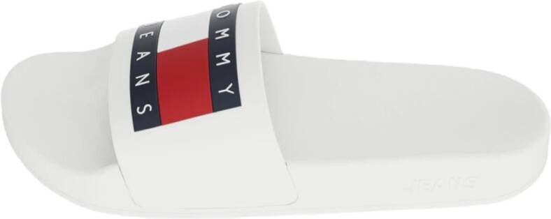 TOMMY JEANS Badslippers POOL SLIDE ESS zomerschoen badschoens slippers met opvallende logo-vlag - Foto 6