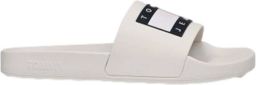 TOMMY JEANS Slippers FLAG POOL SLD ESS zomerschoen slippers met gekleurde logovlag