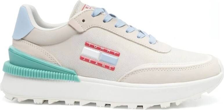 Tommy Jeans Beige Polyester Sneakers voor Vrouwen Beige Dames - Foto 6