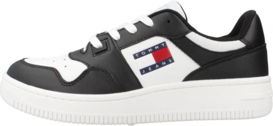 Tommy Hilfiger TJW Retro Basket Essential Sneakers Zwart Ecru - Foto 5