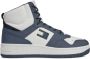 Tommy Hilfiger Retro Leren Basketball Mid-Top Sneakers - Thumbnail 3