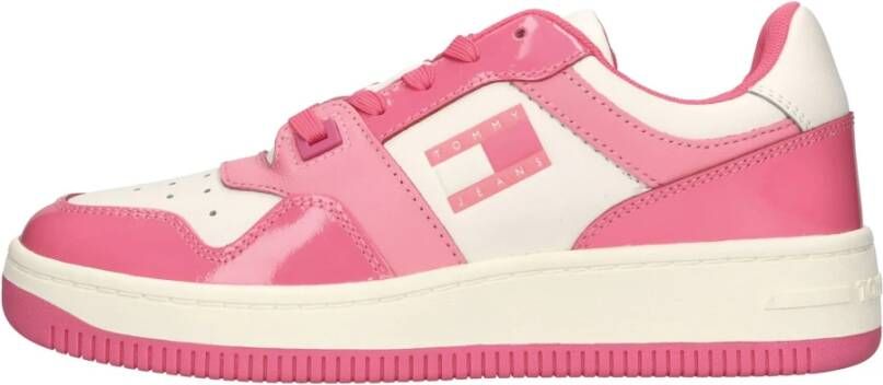 Tommy Hilfiger Roze Sneakers voor Vrouwen Pink Dames