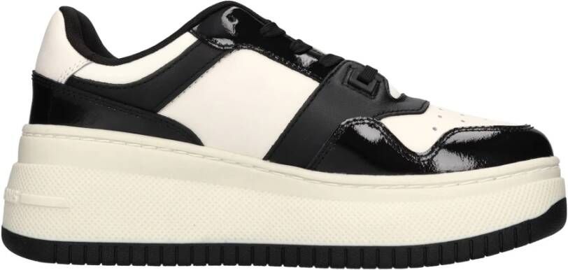 TOMMY JEANS Sneakers TJM RETRO BASKET vrijetijdsschoen halfhoge schoen veterschoen met contrastdetails - Foto 5