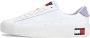Tommy Hilfiger Sportieve Veterschoenen met Logodetail White Dames - Thumbnail 8