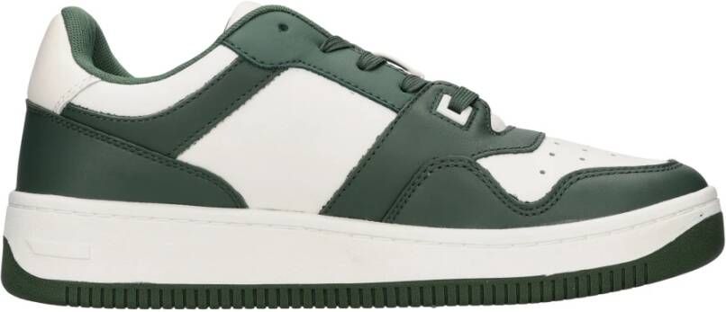 Tommy Jeans Sneakers Wit Green Heren