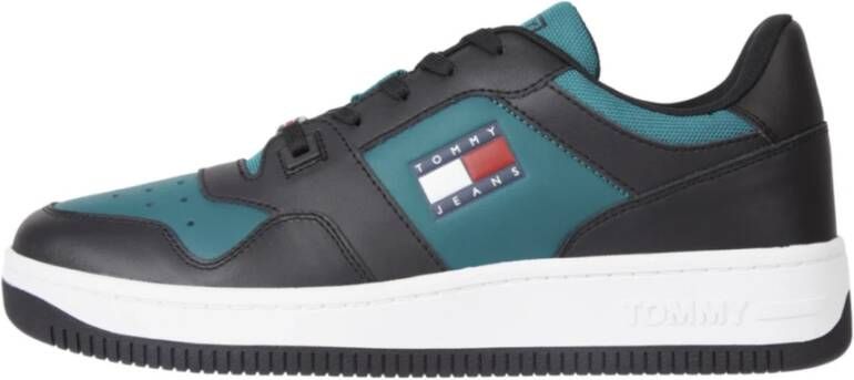 Tommy Jeans Sportieve Casual Retro Sneakers Zwart
