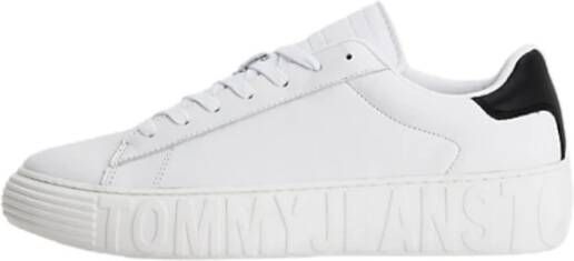 Tommy Jeans Stijlvolle Sneakers voor Mannen en Vrouwen White Heren