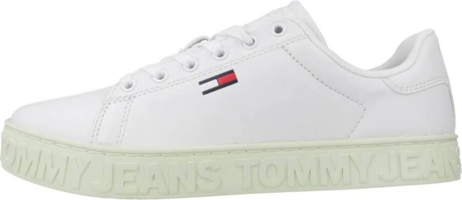 Tommy Jeans Stijlvolle Sneakers voor Vrouwen White Dames