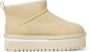 Tommy Jeans Beige Flatform Enkellaarzen voor Vrouwen Beige Dames - Thumbnail 1
