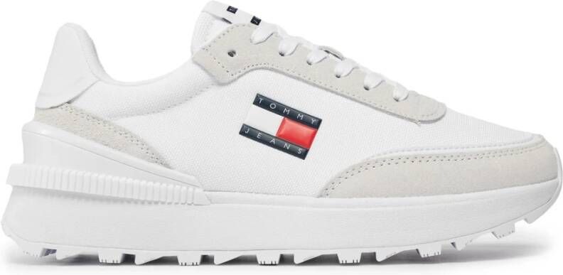 Tommy Jeans Tech Runner Sneakers White Dames