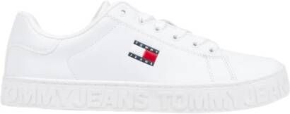 TOMMY JEANS Plateausneakers TJW LOGO OUTSOLE SNEAKER ESS vrijetijdsschoen lage schoen veterschoen met zijlogo-vlag - Foto 2