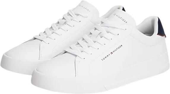 Tommy Hilfiger Sneakers TH COURT LTH DETAIL ESS vrijetijdsschoen lage schoen veterschoen met zijlijk logo-opdruk - Foto 6