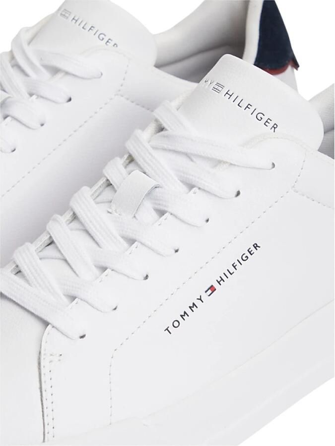 Tommy Hilfiger Sneakers TH COURT LTH DETAIL ESS vrijetijdsschoen lage schoen veterschoen met zijlijk logo-opdruk - Foto 7