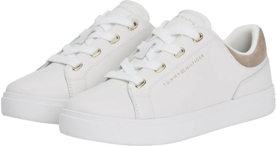 Tommy Jeans Crème Sneakers Minimalistische Stijl Chunky Zool