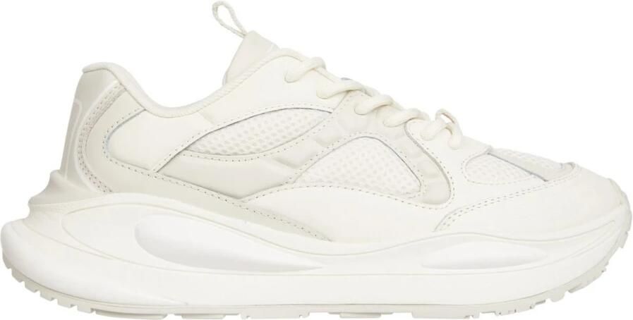 Tommy Jeans Beige Leren Sneakers Beige Dames - Foto 4