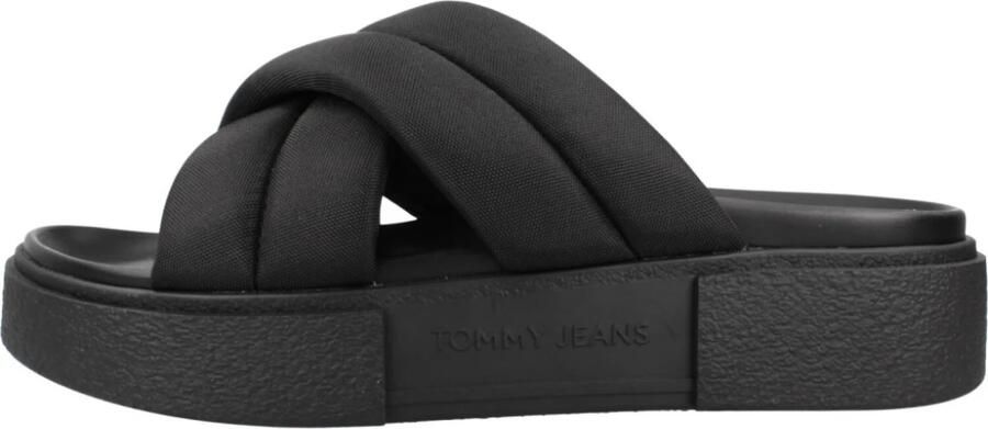 TOMMY JEANS Slippers TJW FLATFORM SANDAL plateau zomerschoen instapschoen met gewatteerde bandages - Foto 6