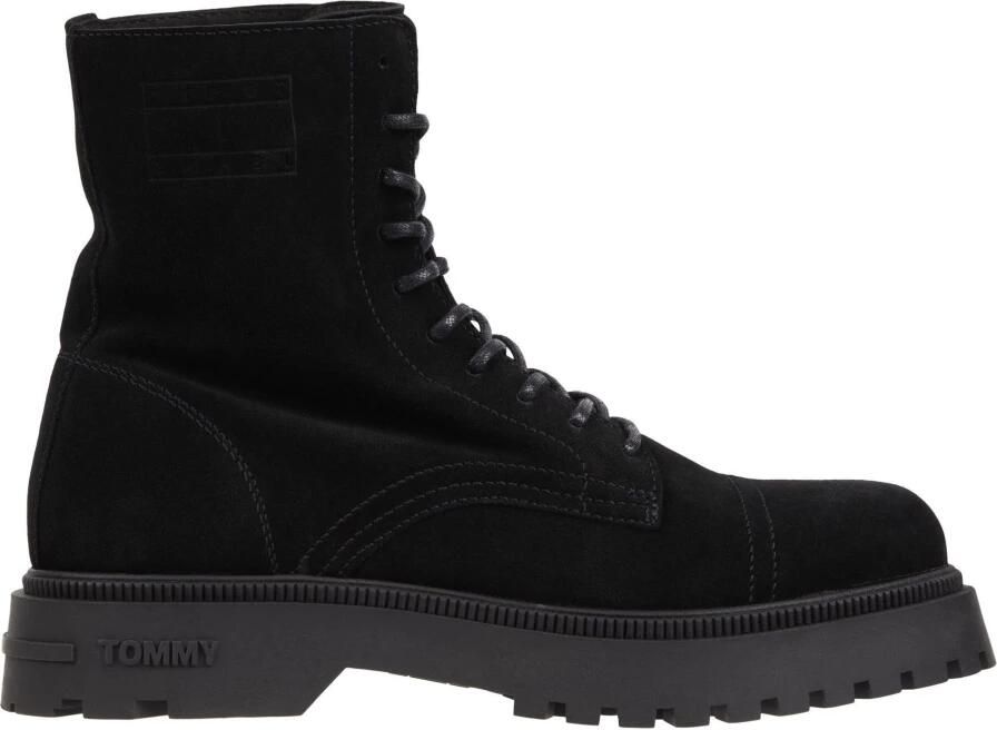 Tommy Jeans Zwarte casual enkellaarzen voor heren