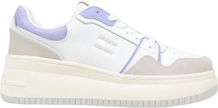 Tommy Jeans Sneakers laag beige ecru lavendel